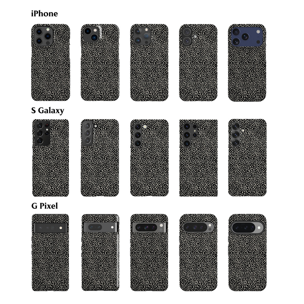 Mini Dalmatian Black Phone Case