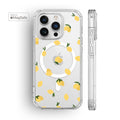 Mini Lemons Clear MagSafe iPhone Case