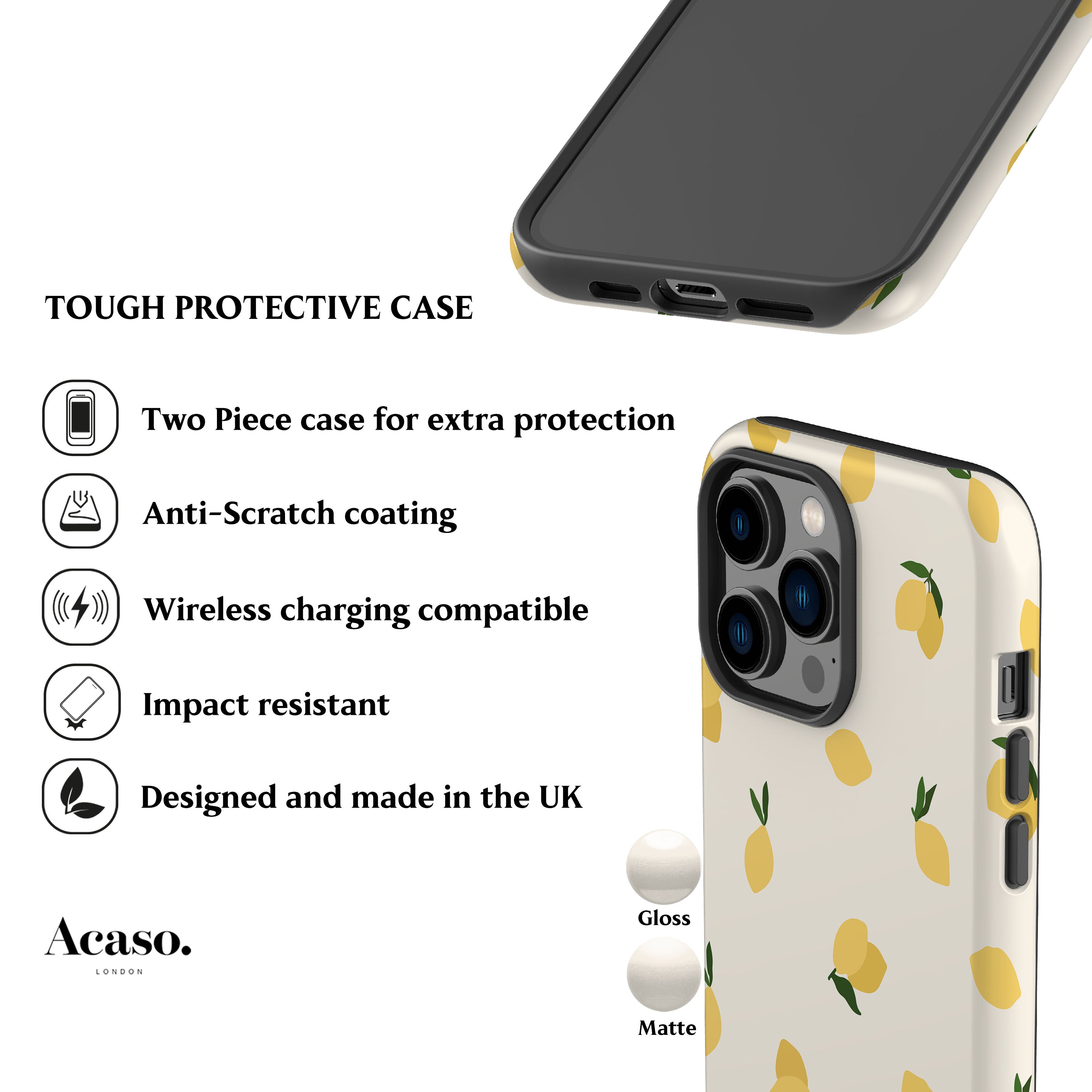 Mini Lemons Phone Case