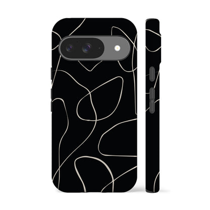 Minimal Art Black Phone Case