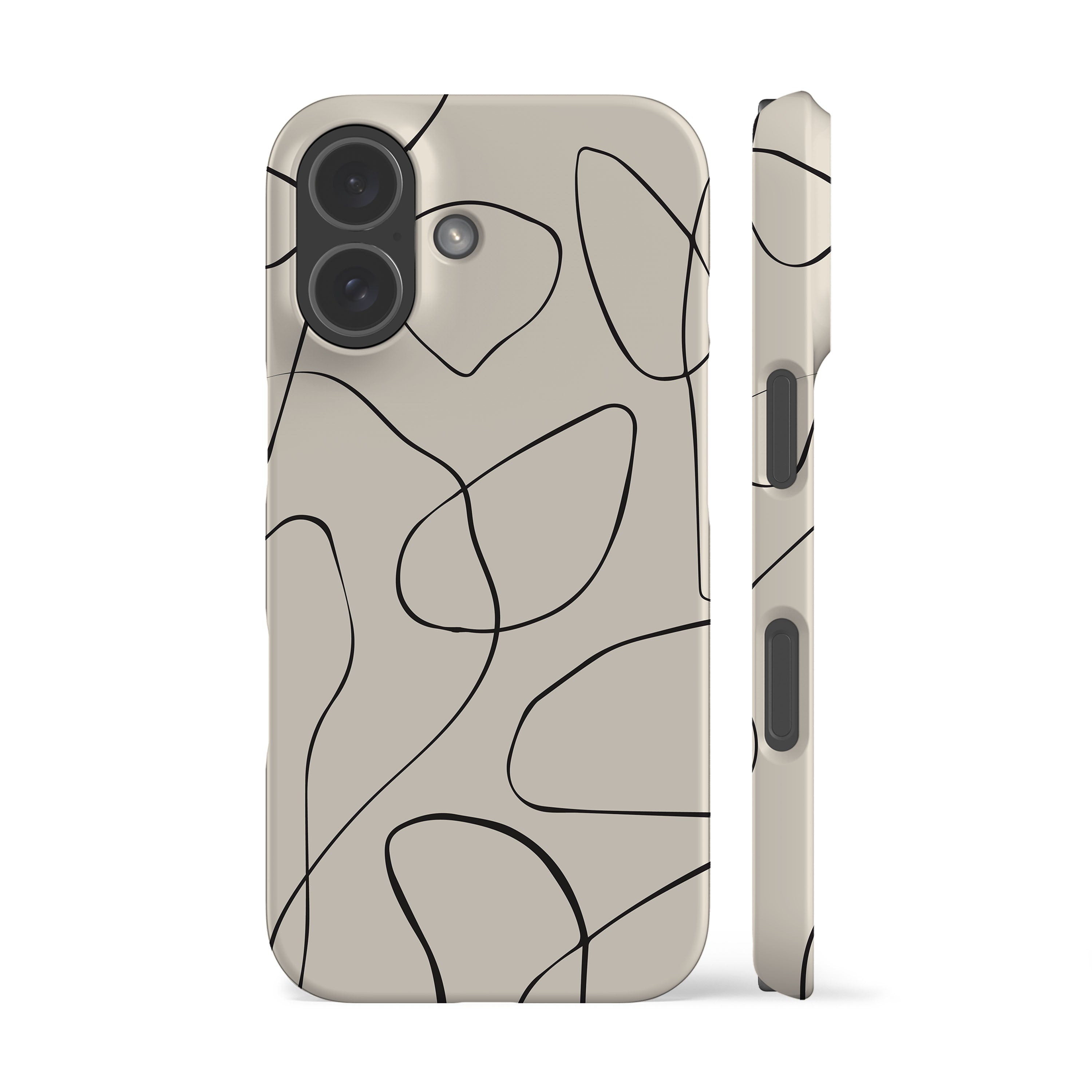 Minimal Art Ecru Phone Case