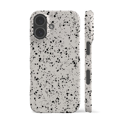 Minimal Speckled White Phone Case