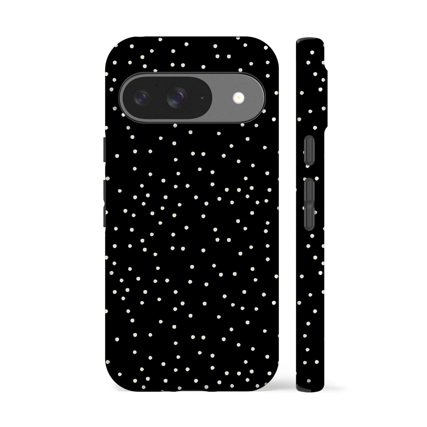 Minimal Spotty Black Phone Case