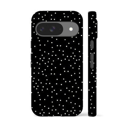 Minimal Spotty Black Phone Case