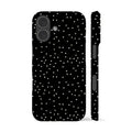 Minimal Spotty Black Phone Case