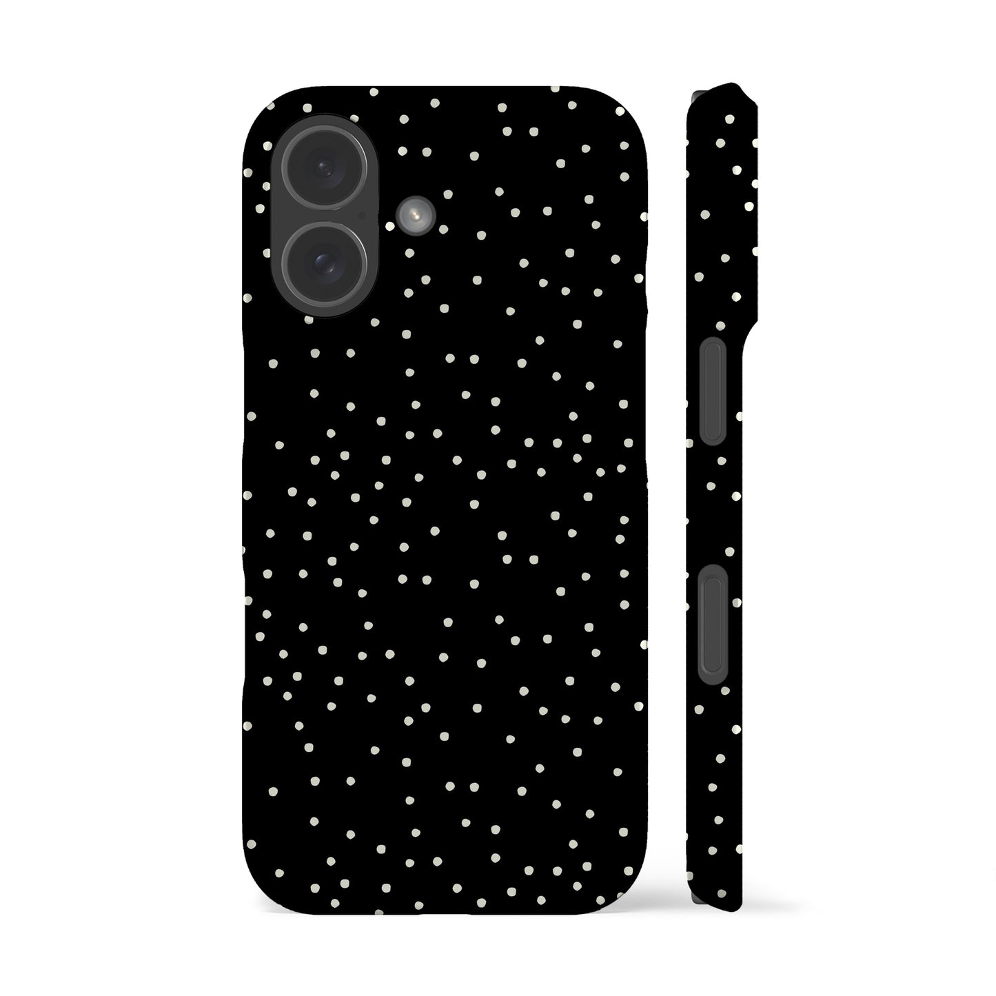 Minimal Spotty Black Phone Case