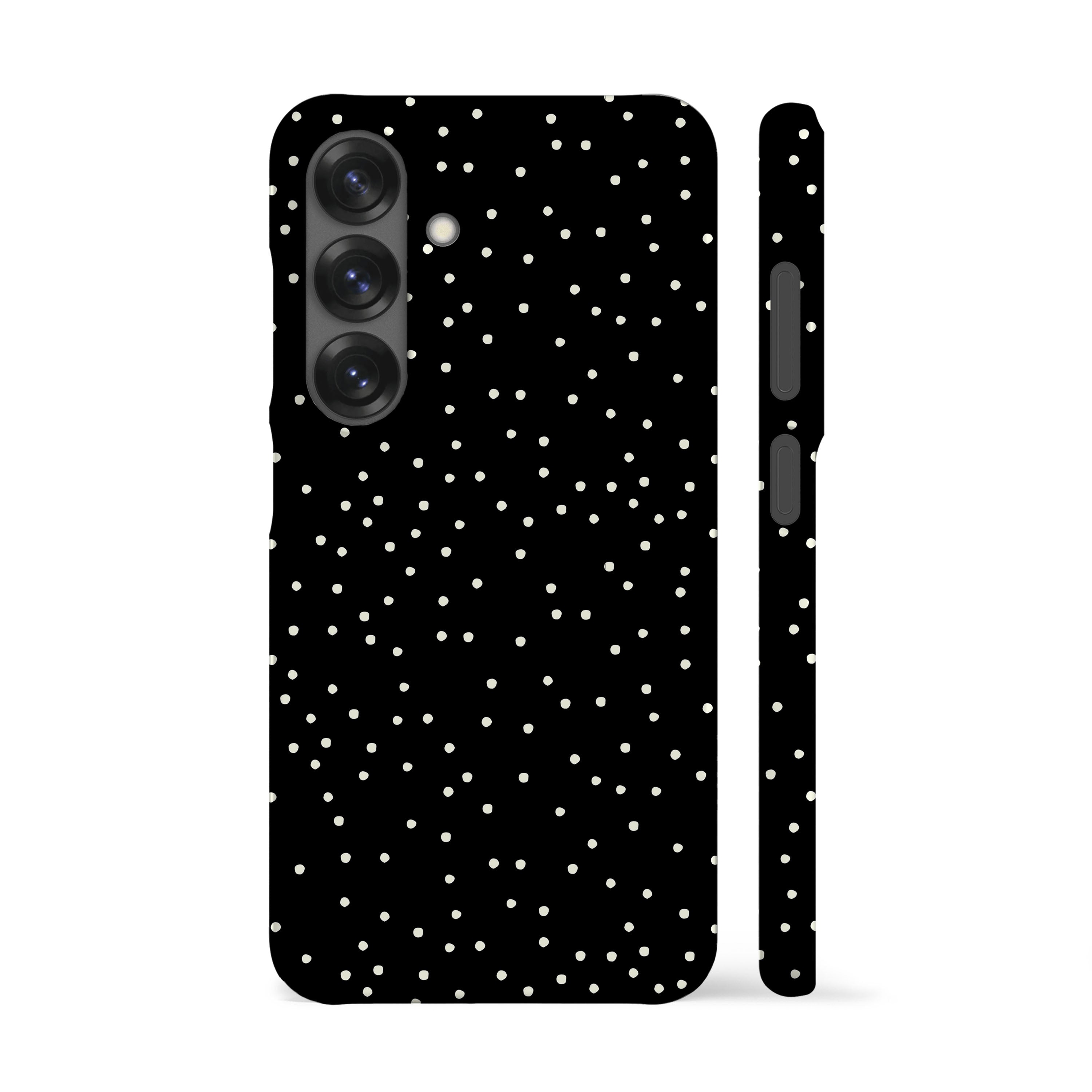 Minimal Spotty Black Phone Case