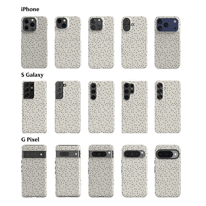 Minimal Spotty White Phone Case