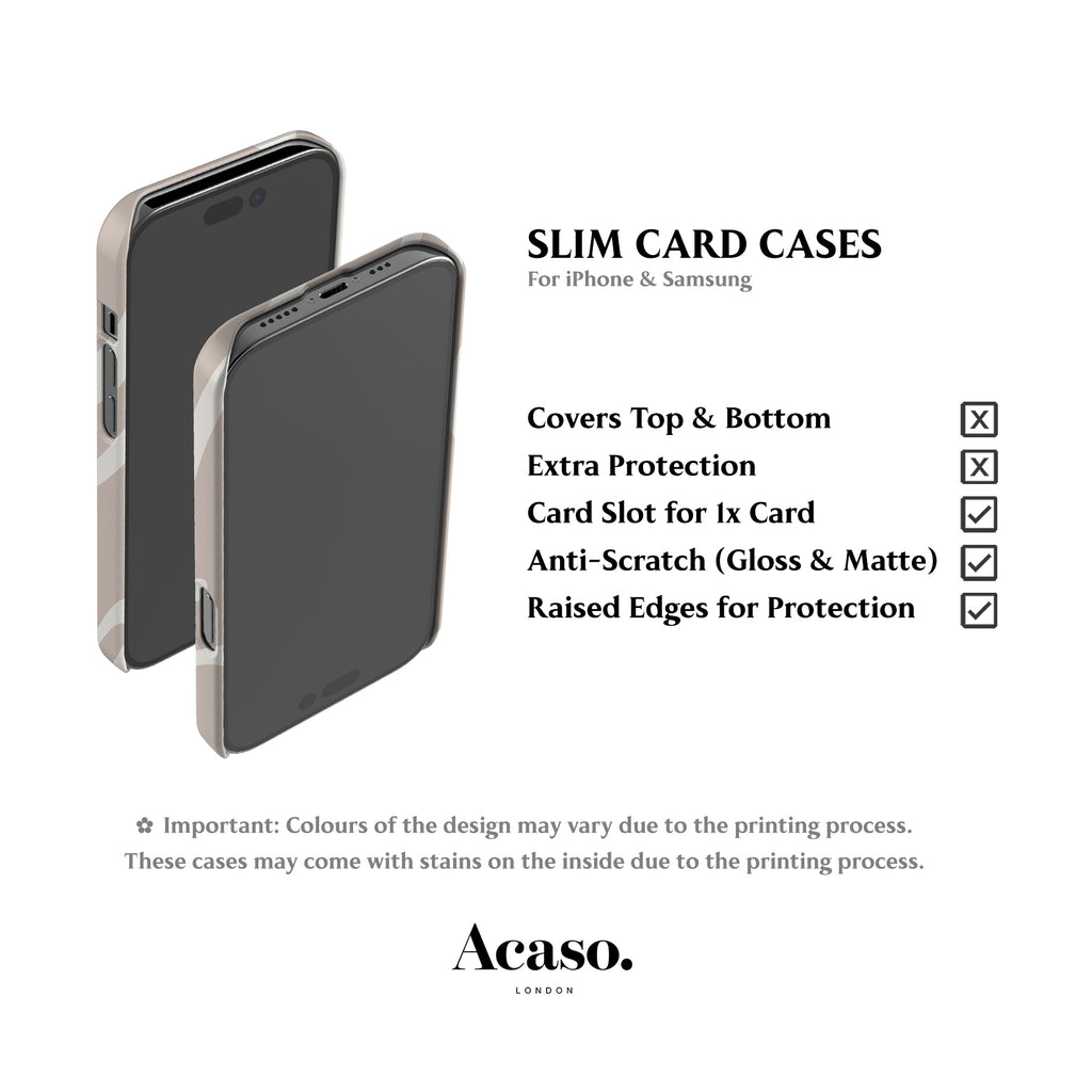 Minimal Wave Card Case