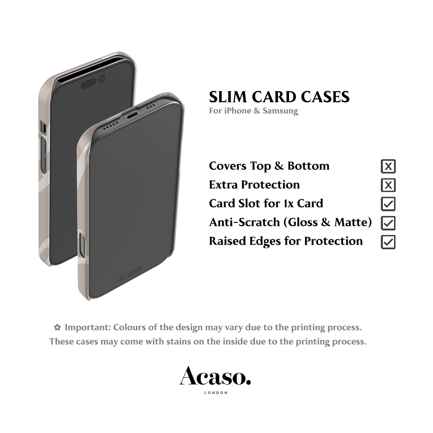 Minimal Wave Card Case