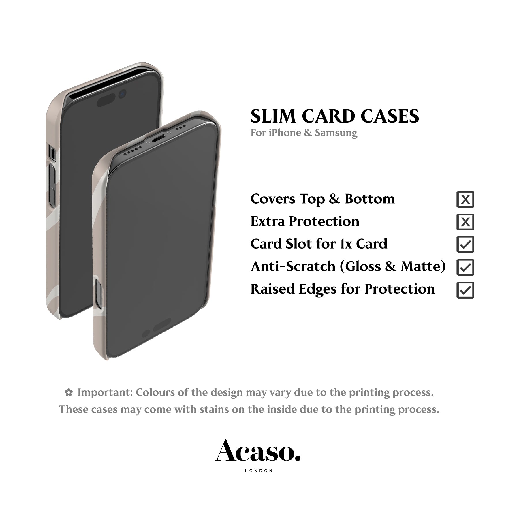 Minimal Wave Card Case
