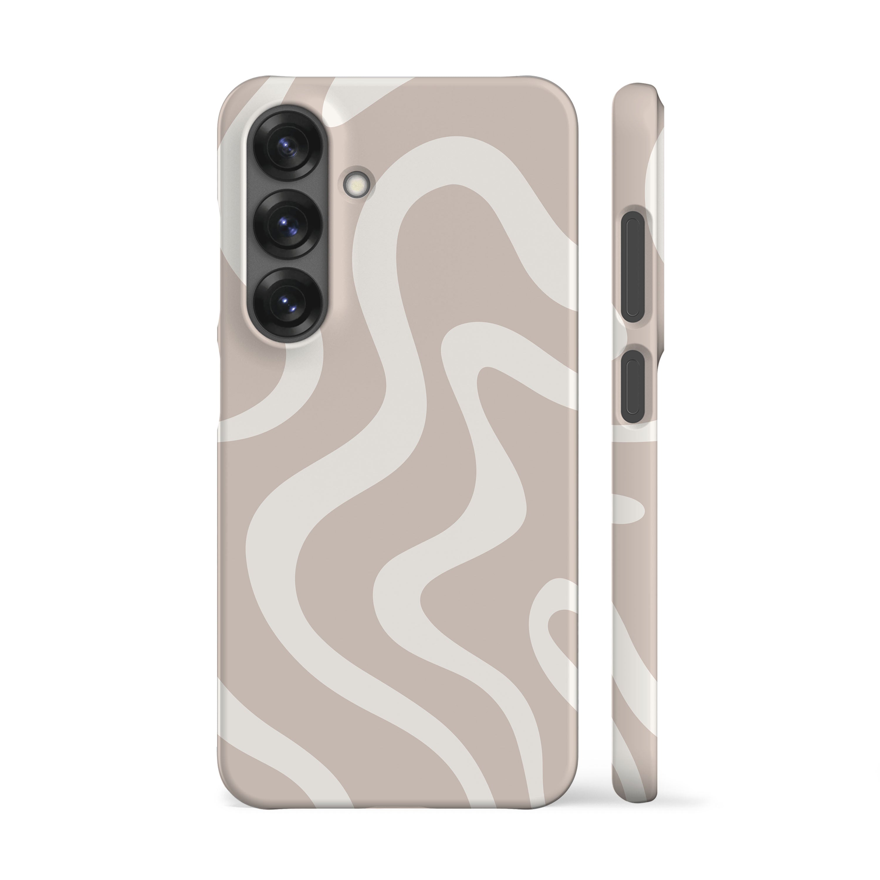 Minimal Wave Beige Phone Case