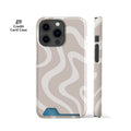 Minimal Wave Card Case