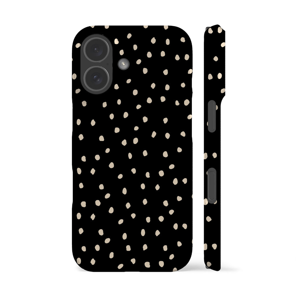 Mini Polka Dots Black Phone Case