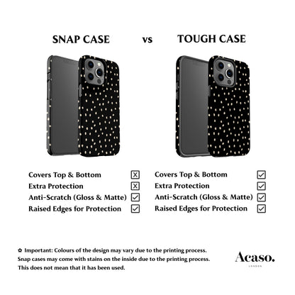 Mini Polka Dots Black Phone Case
