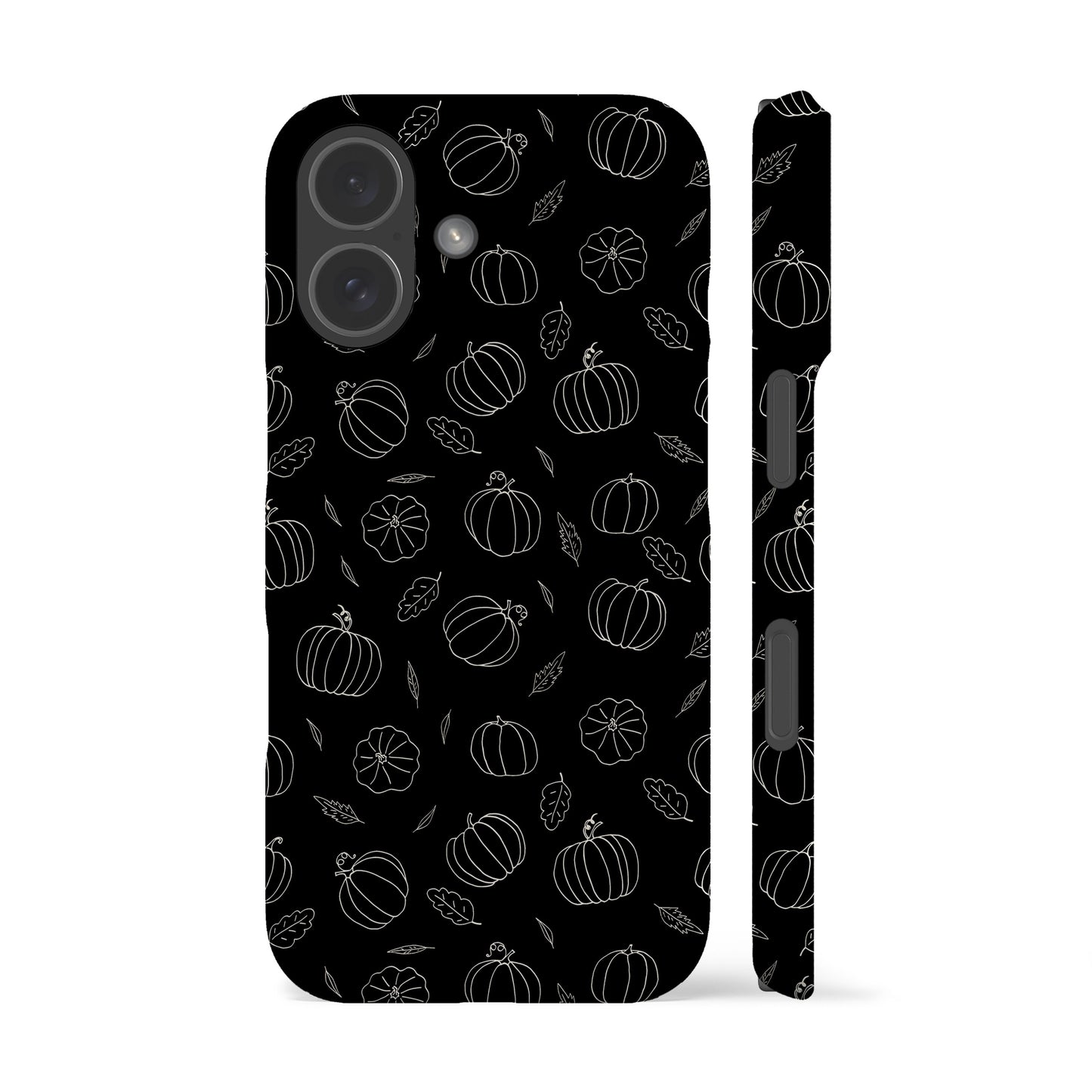 Mini Pumpkins Black Phone Case