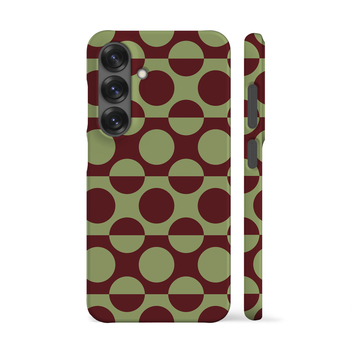 Mint Double Dots Phone Case
