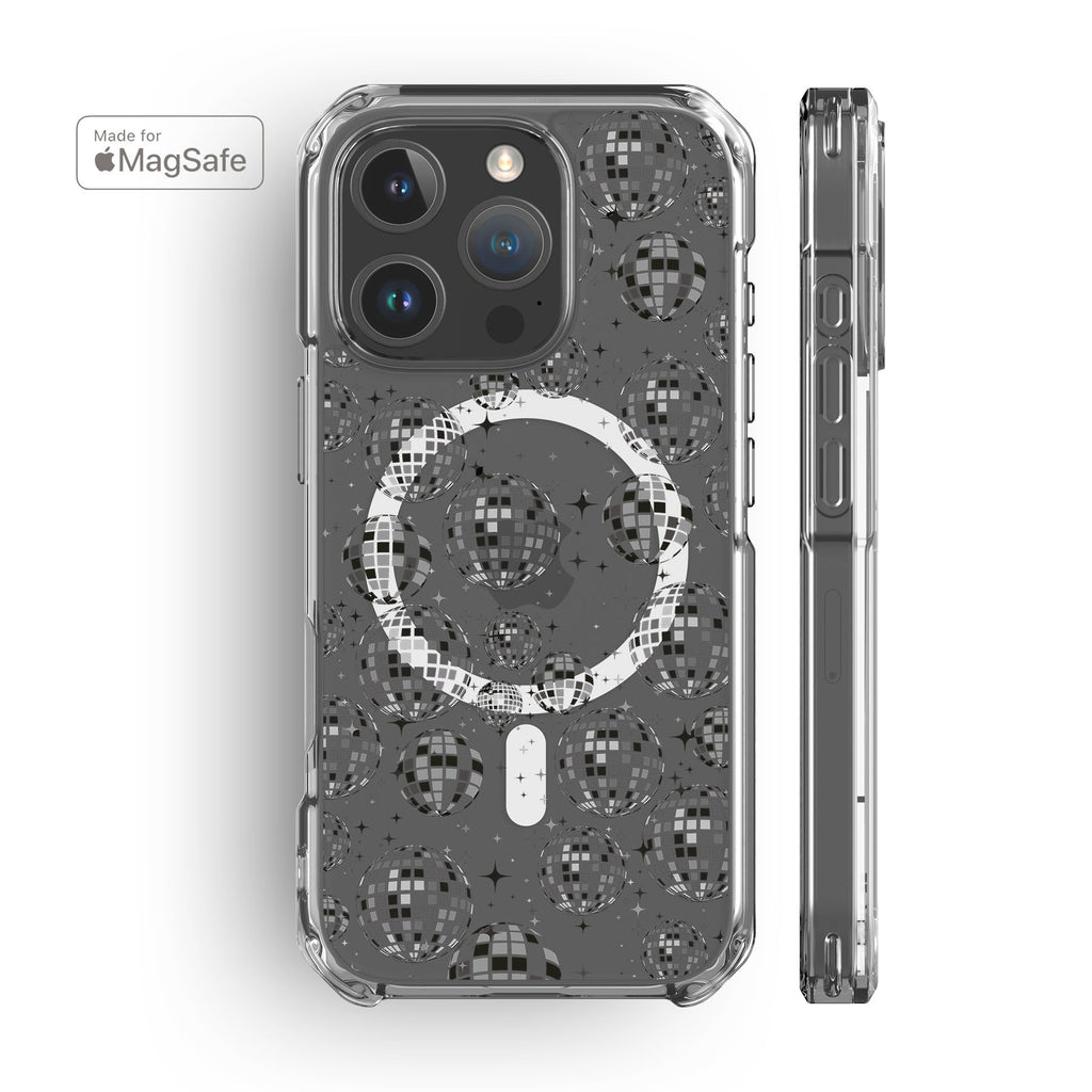 Disco Ball Clear MagSafe iPhone Case