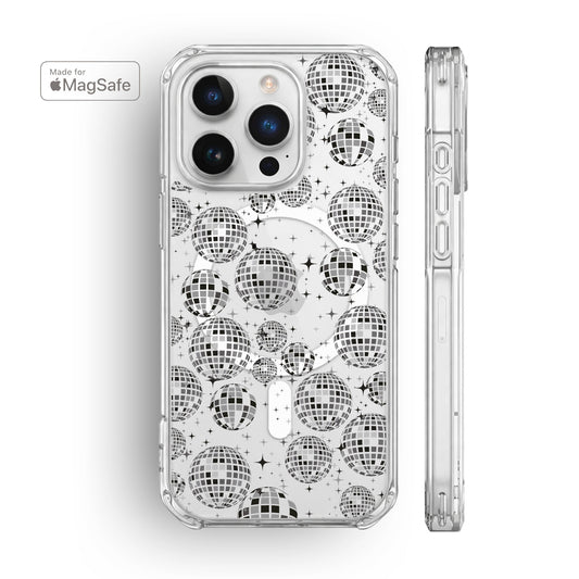 Disco Ball Clear MagSafe iPhone Case