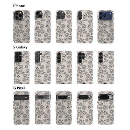 Mirror Ball Cream Phone Case