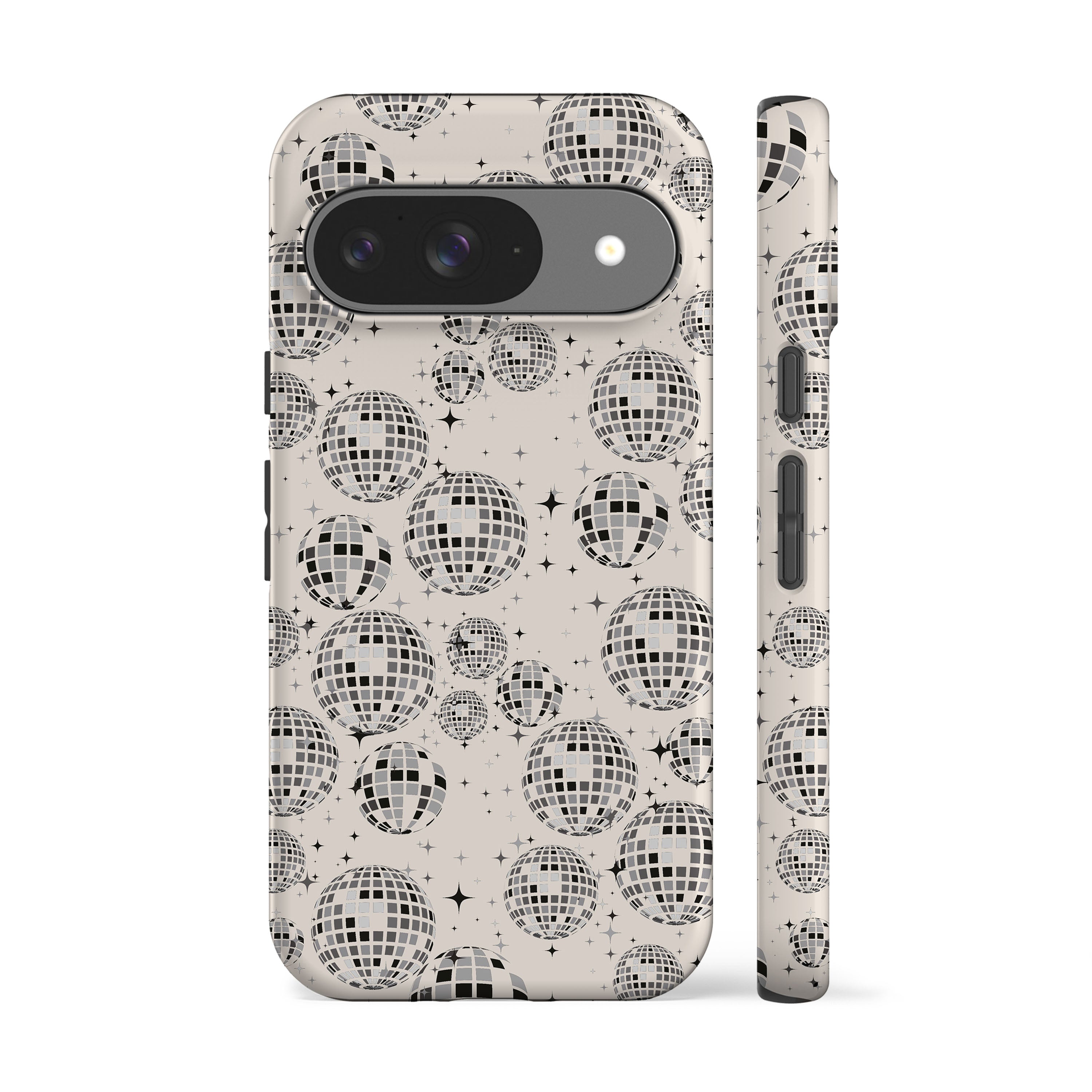 Mirror Ball Cream Phone Case