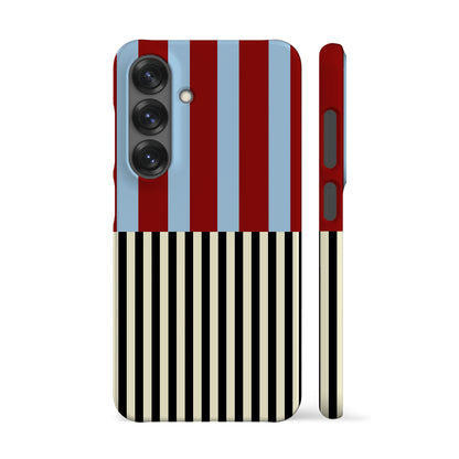 Red Blue Modern Stripes Phone Case