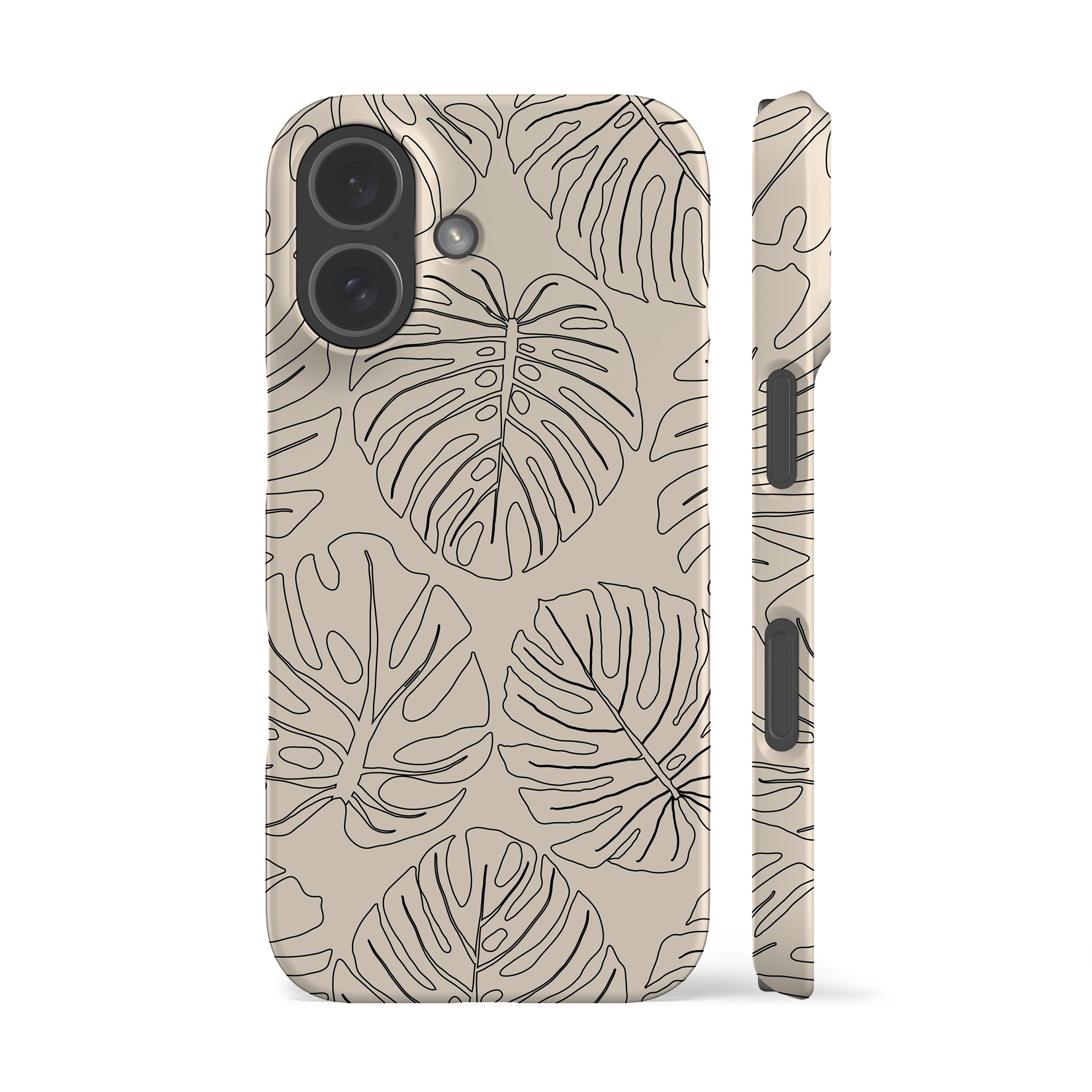 Monstera Line Art Phone Case