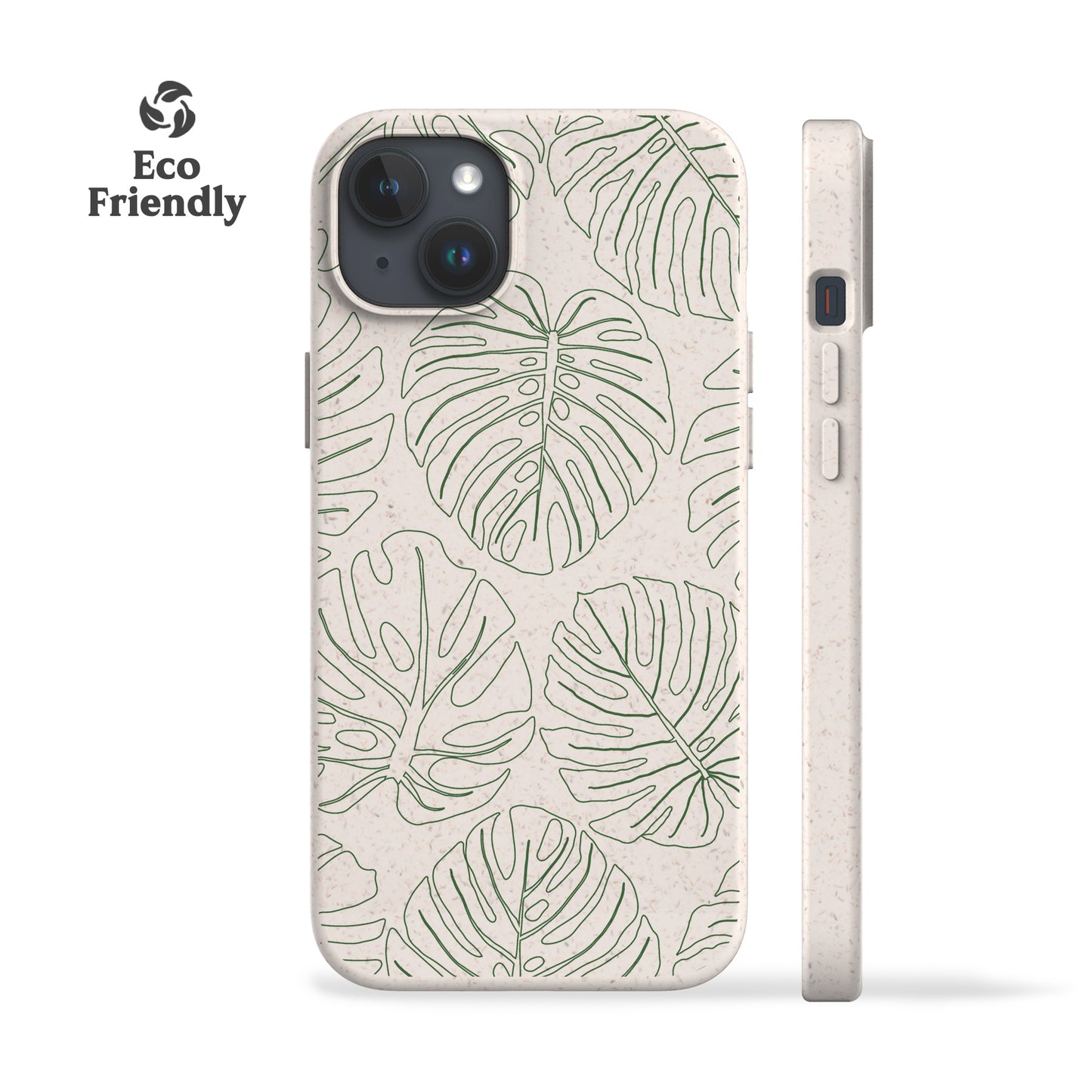 Line Art Monstera Eco-Friendly Phone Case