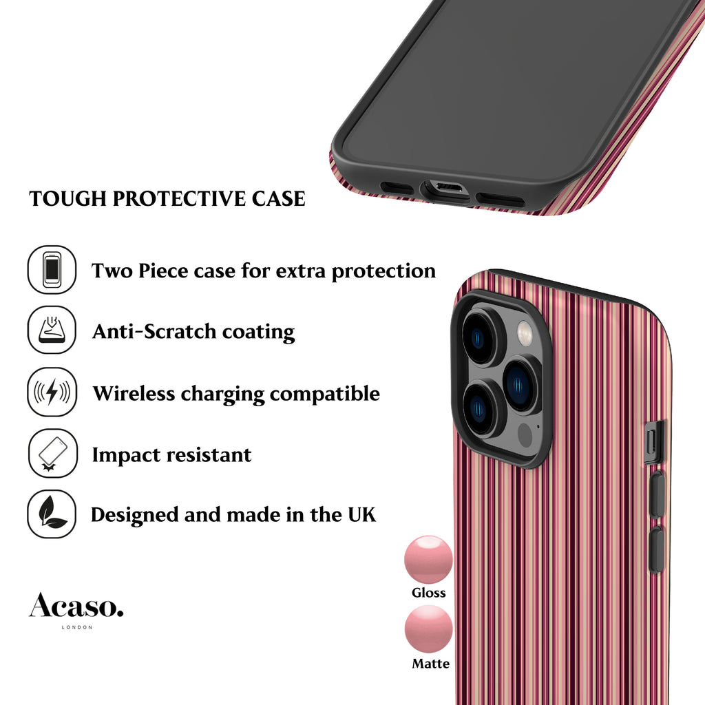 Morena Stripes Phone Case