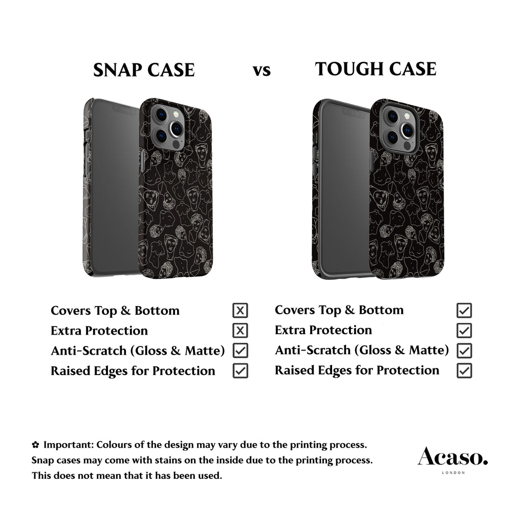 Mythos Black Phone Case