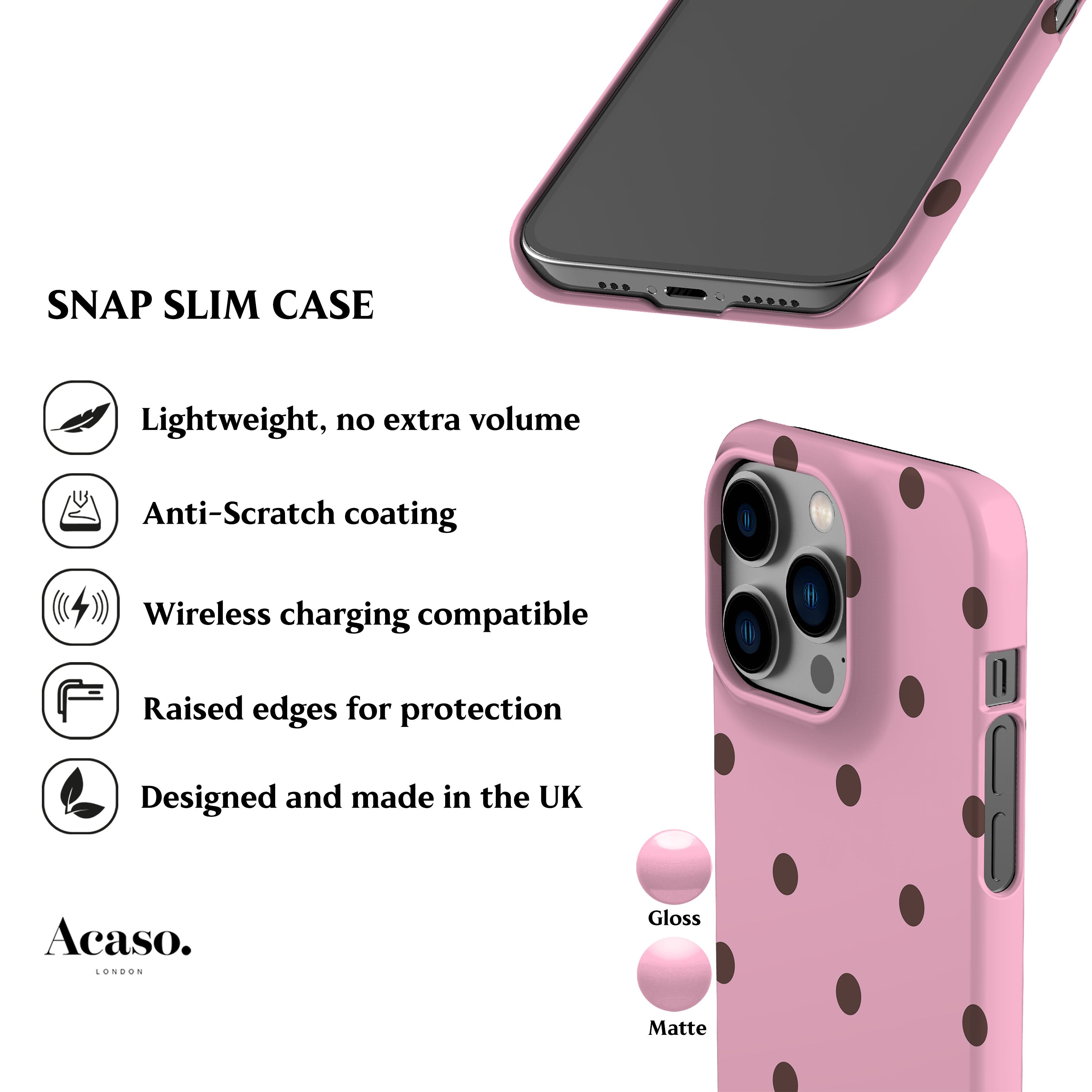 Nala Pink Polka Dots Phone Case