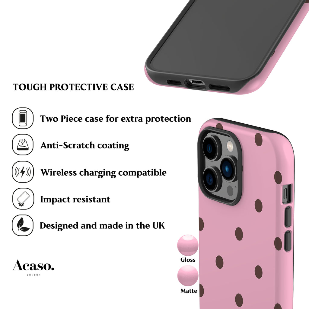 Nala Pink Polka Dots Phone Case