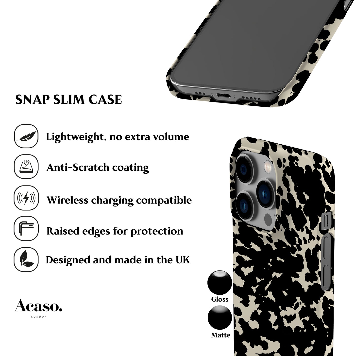 Noa Ink Pattern Phone Case