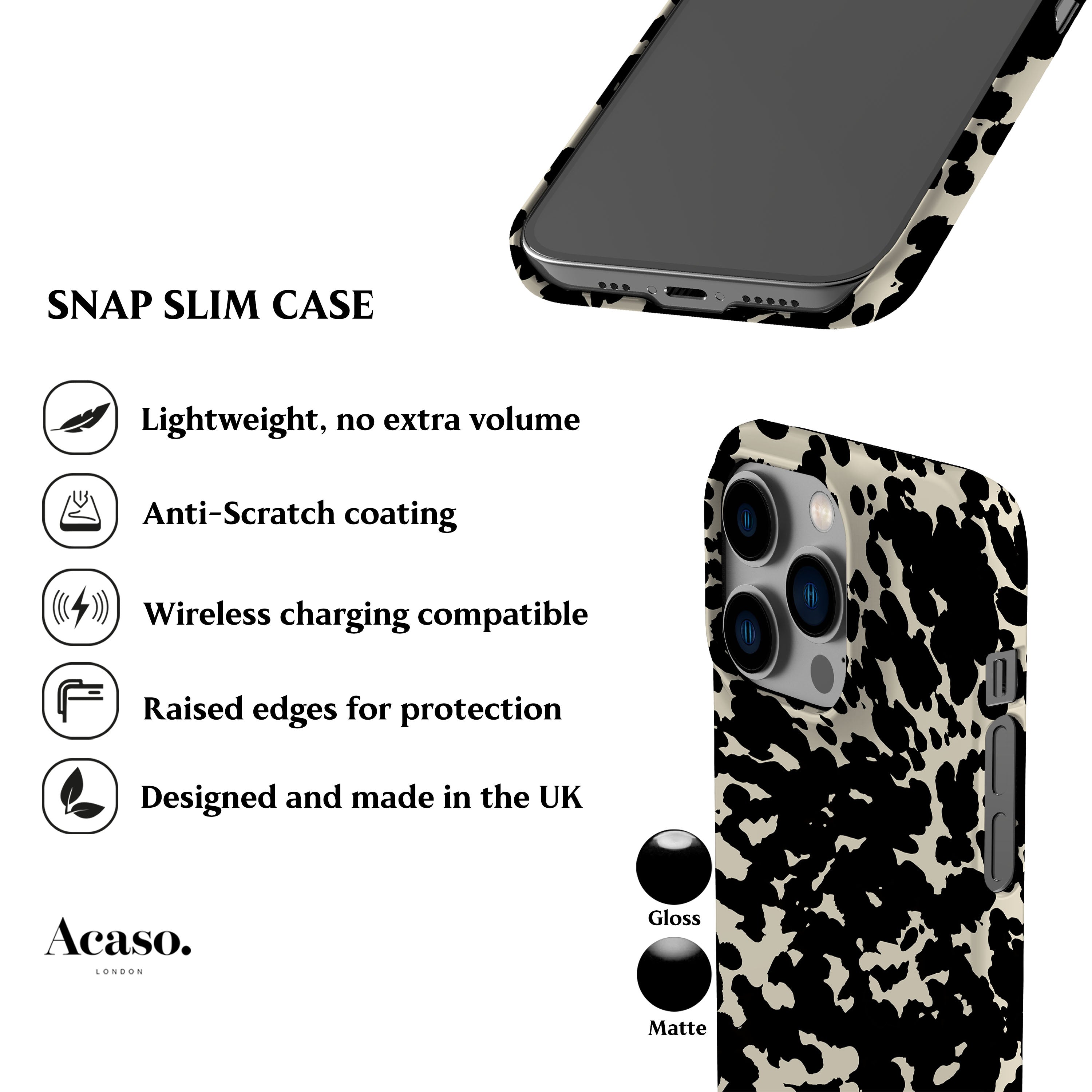 Noa Ink Pattern Phone Case