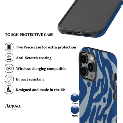 Ocean Waves Blue Phone Case