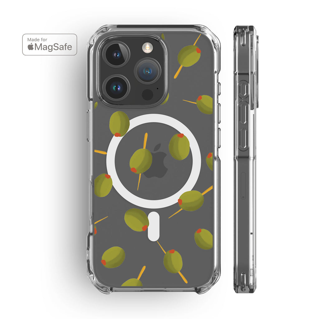 Olives Clear MagSafe iPhone Case