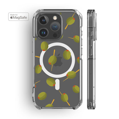 Olives Clear MagSafe iPhone Case