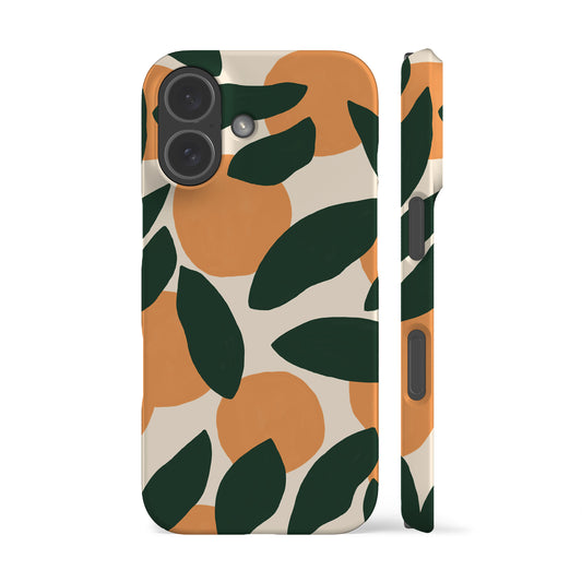Orange Painted Art Phone Case