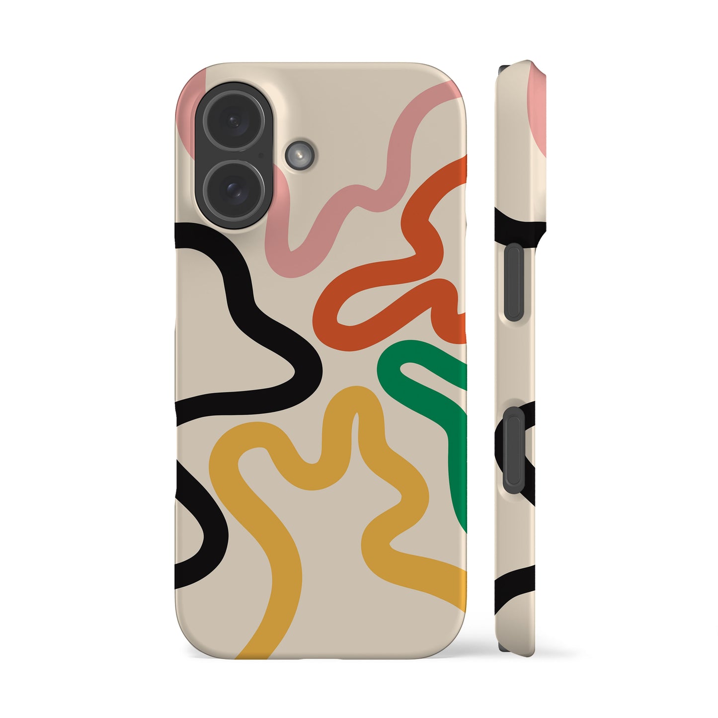 Organic Lines Phone Case