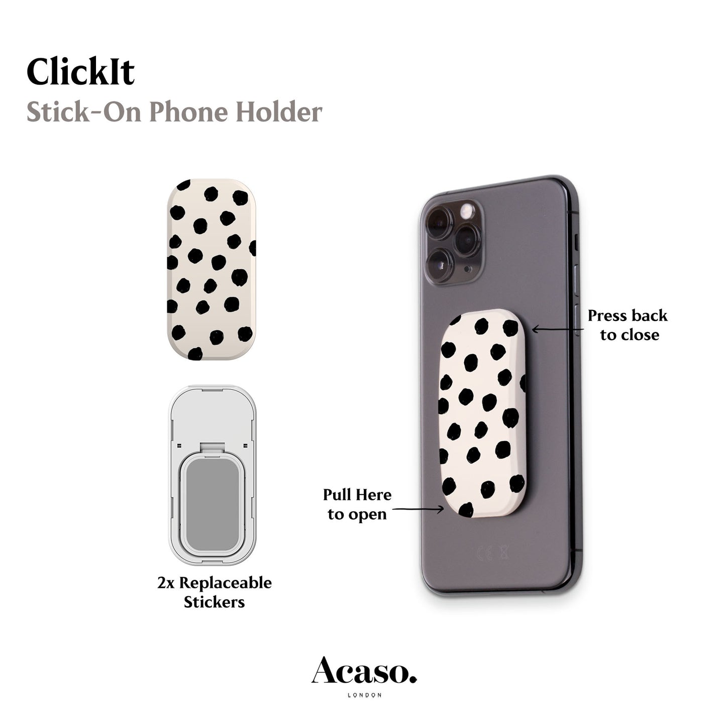 Painted Dots Phone Grip