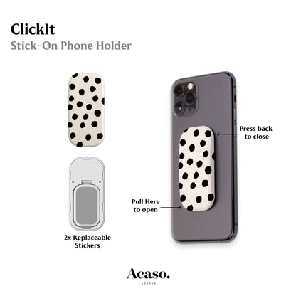 Painted Dots Phone Grip