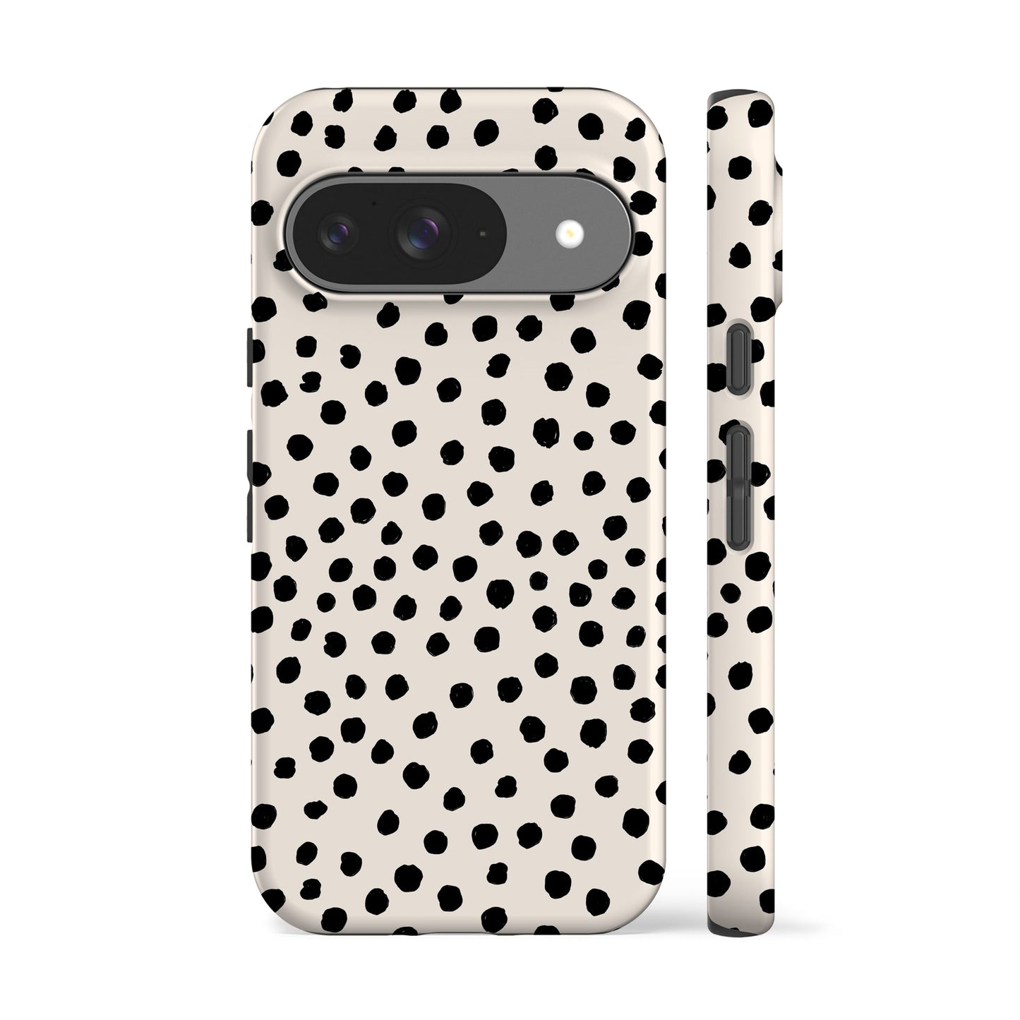 Painted Dots White Phone Case