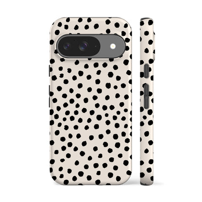Painted Dots White Phone Case