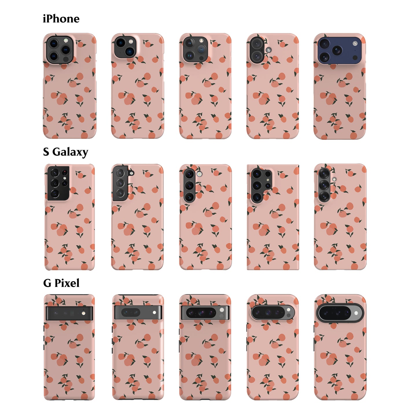 Painted Peaches Phone Case