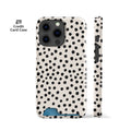 Painted Dots White Card Case