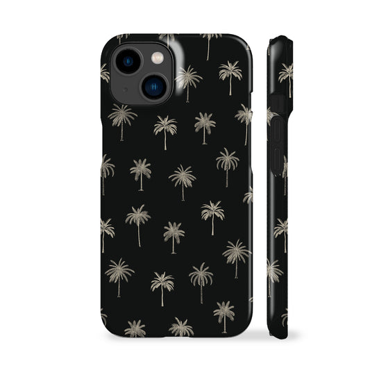 Palm Trees Black Phone Case