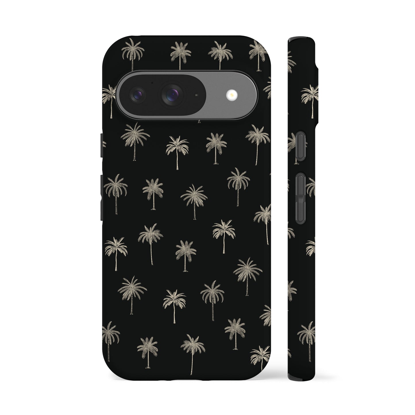 Palm Trees Black Phone Case