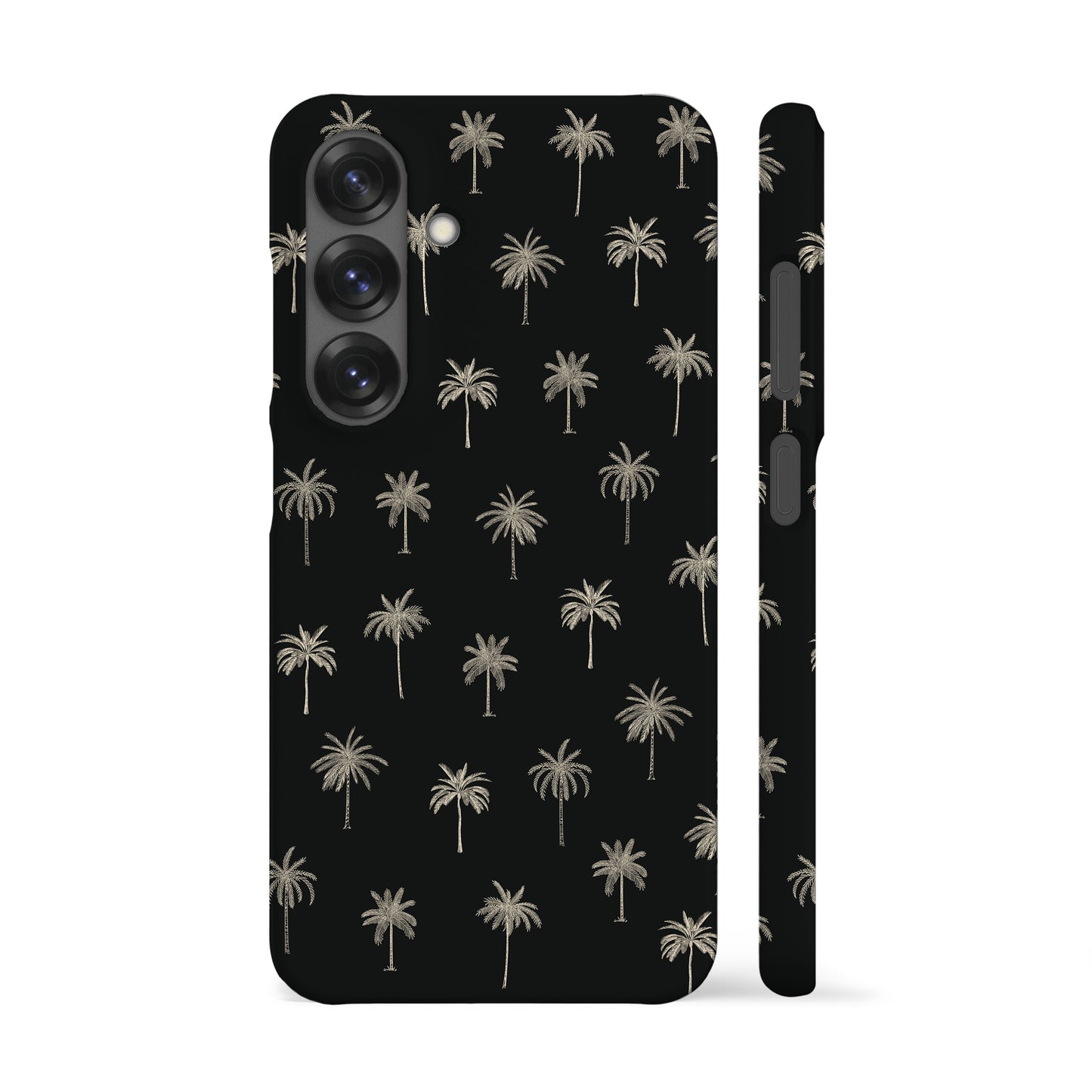 Palm Trees Black Phone Case