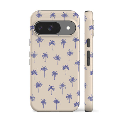 Blue Palm Trees Phone Case
