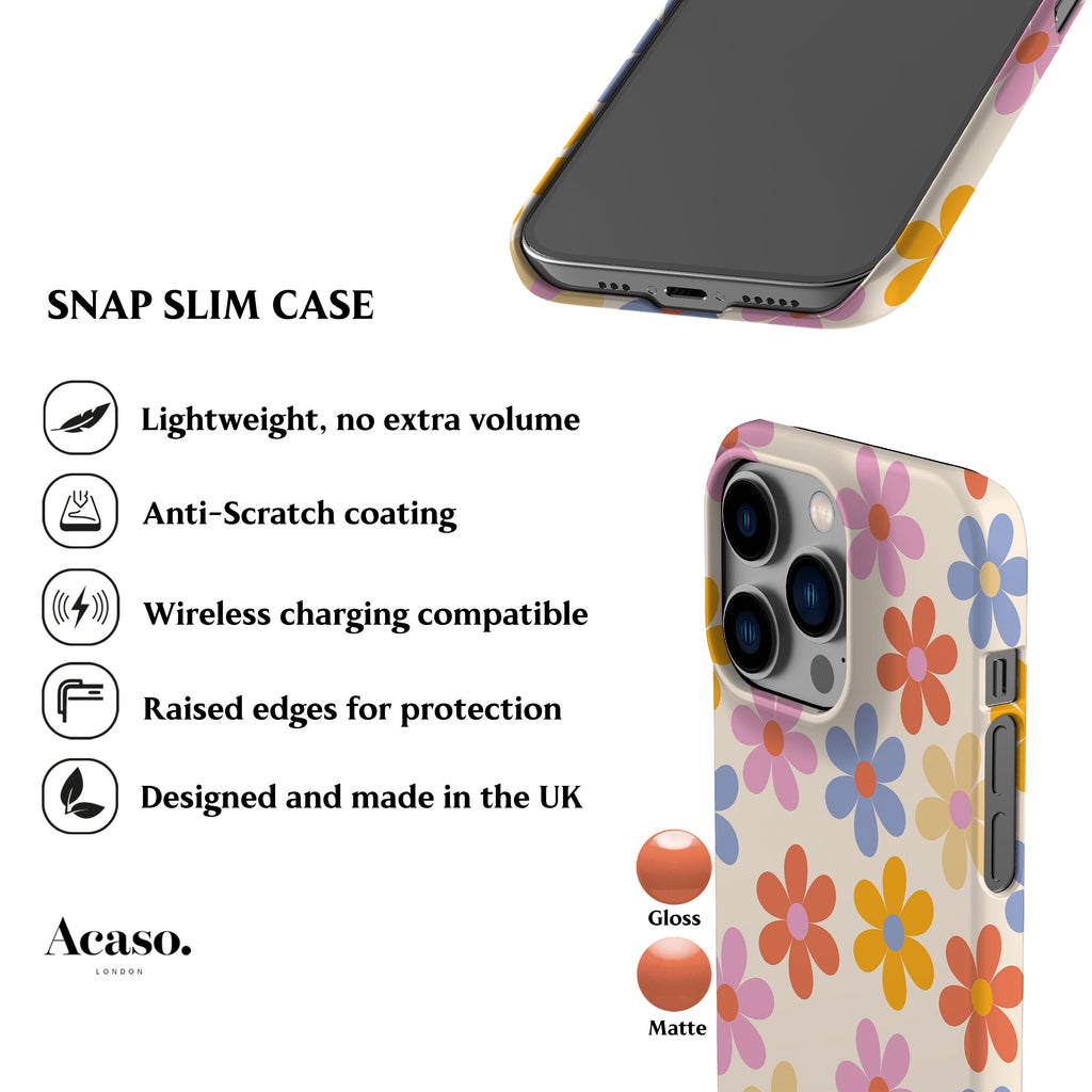 Paris Flowers Phone Case
